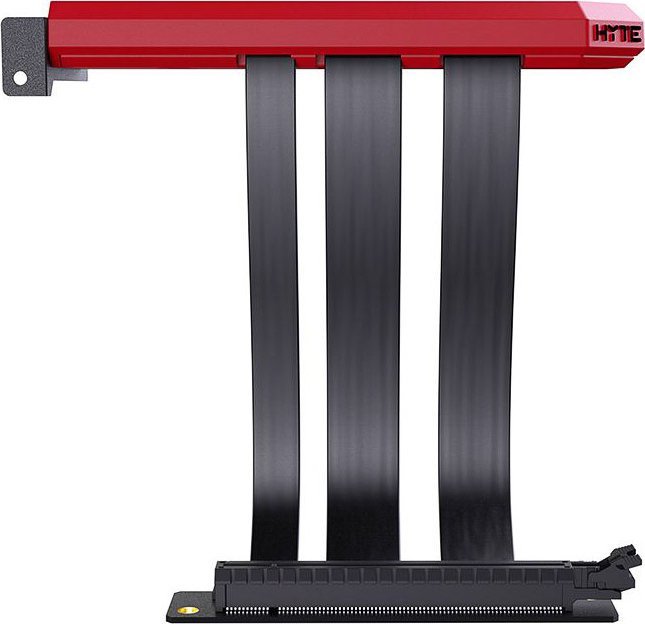 Kabllo Hyte Riser PCIE40 4.0, 20cm, e kuqe