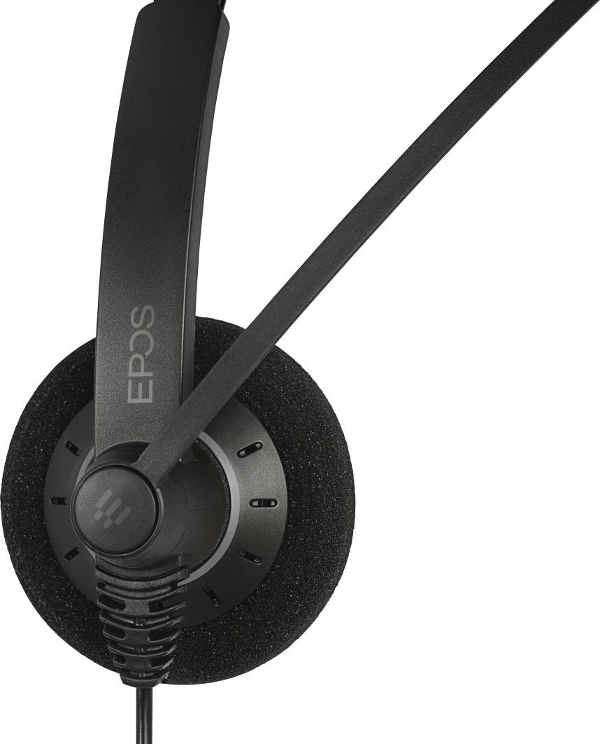 Kufje me mikrofon Epos Sennheiser Impact SC 60, me kabllo, stereo, argjend dhe e zezë