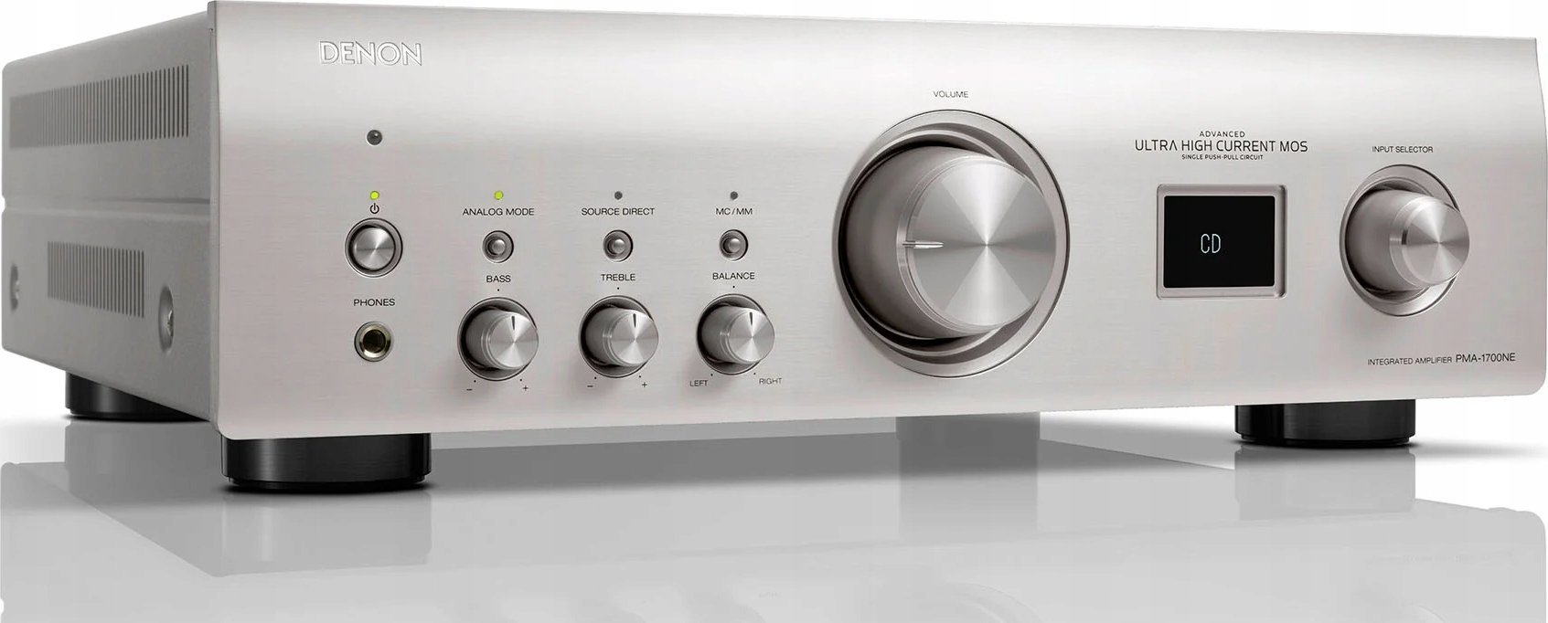 Amplifikator Hi Fi Denon PMA 1700NE, 2 kanale, 140W, argjendtë