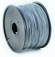 Fibra plastike Gembird për printime 3D, ABS, 1,75mm, 1kg, të argjendtë