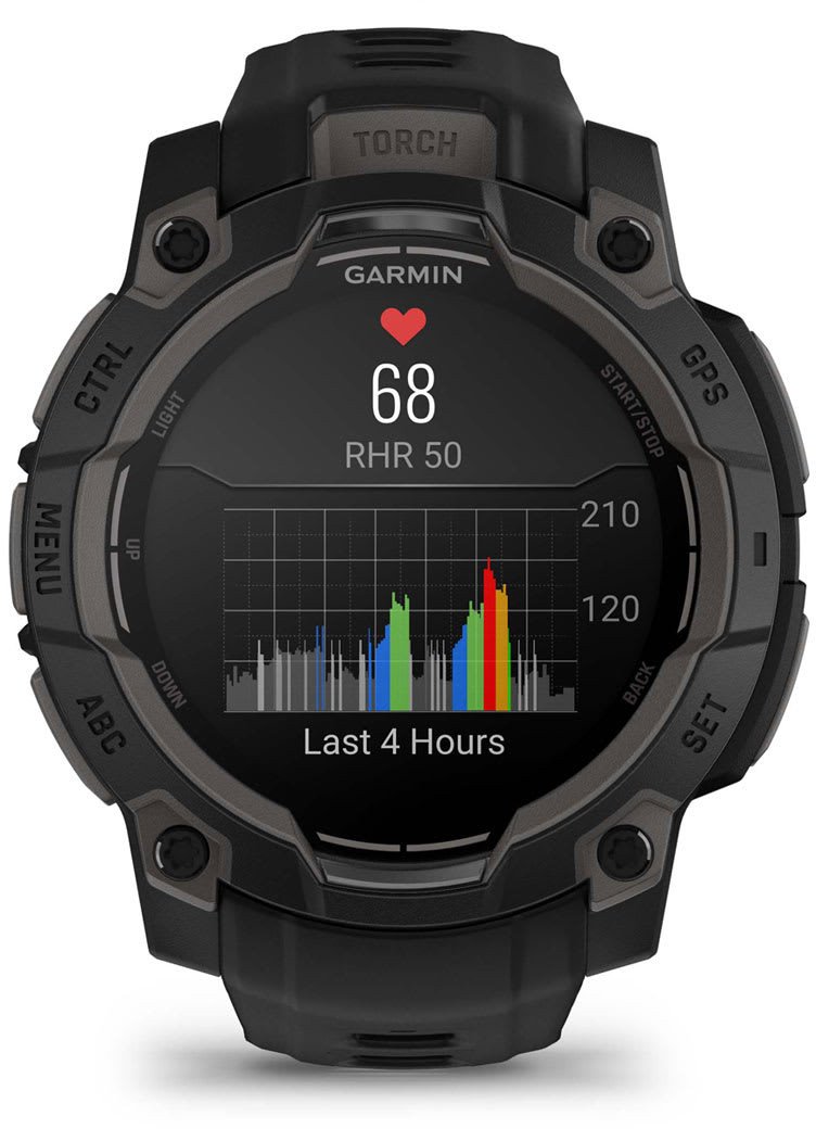 Orë Garmin Instinct 3 AMOLED, 45 mm, e zezë