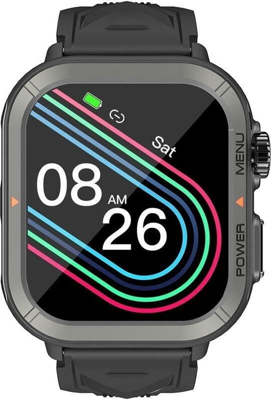 Orë inteligjente Blackview W30, ekran 1.91", mikrofon i integruar, e zezë 3