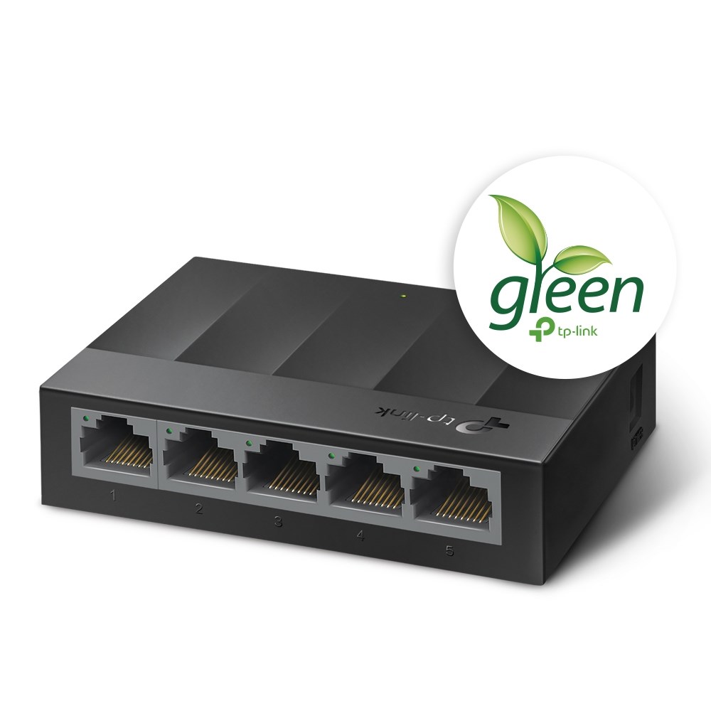 Switch rrjeti TP-Link LiteWave LS1005G, 5 porta GB , plastik, i zi