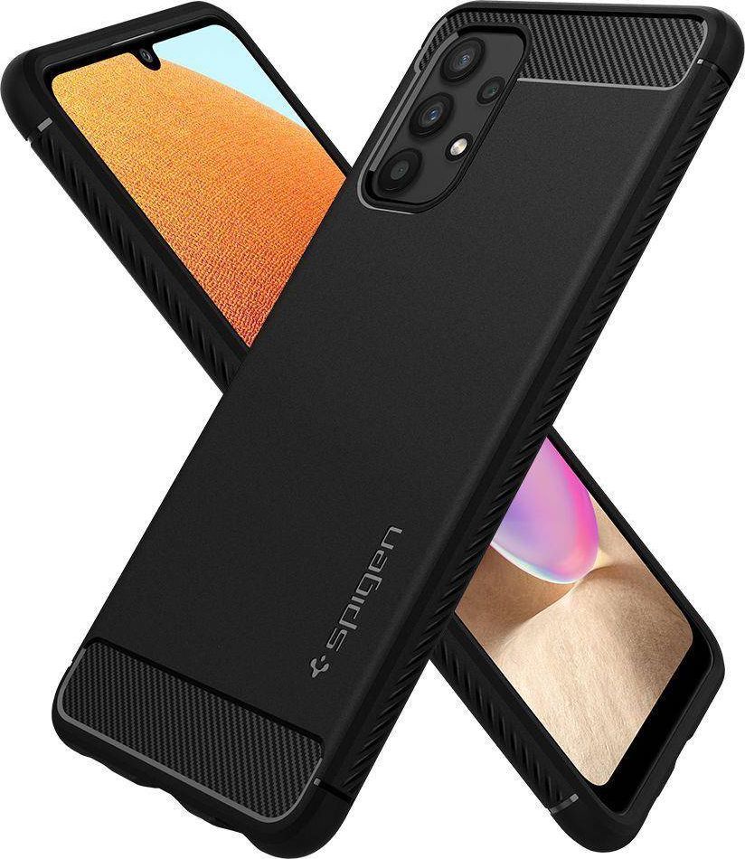 Mbrojtëse Spigen Rugged Armor për Galaxy A52, e zezë