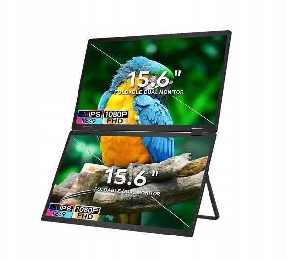 Monitor portabël Extralink Smart Life T01, 15.6", Full HD, i zi