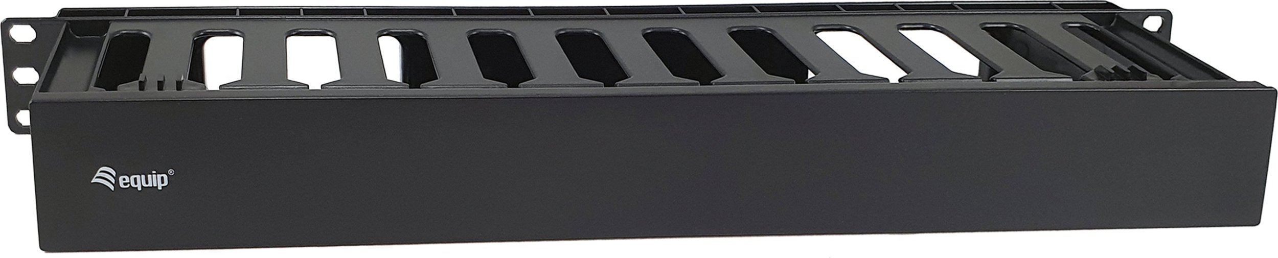 Panel menaxhimi kabllosh LevelOne Equip 327318, 19", për rack, i zi