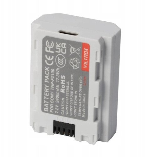 Bateri për kamera Viltrox Weeylite NP-FW50, 1030mAh, 7.4V, e bardhë