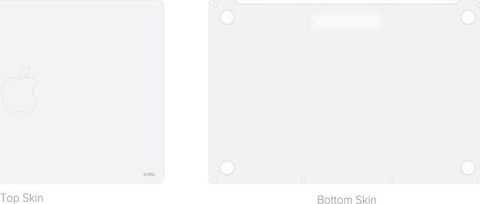 Set mbrojtës JCPAL MacGuard për MacBook Air 15", M2 M3 M4, argjendtë