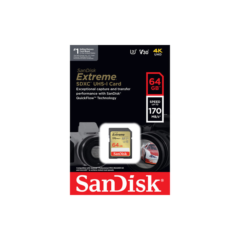 SanDisk Extreme 64GB 170 MB/s