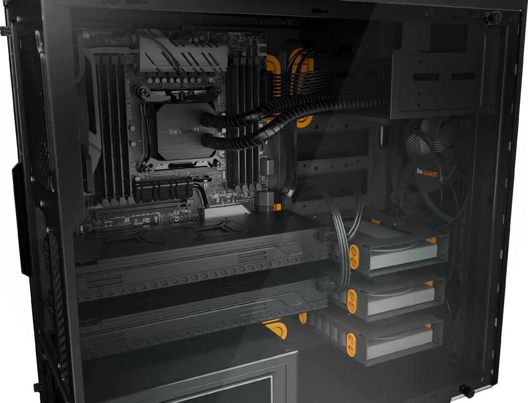 be quiet! Pure Base 600 Window PC Куќиште, Orange
