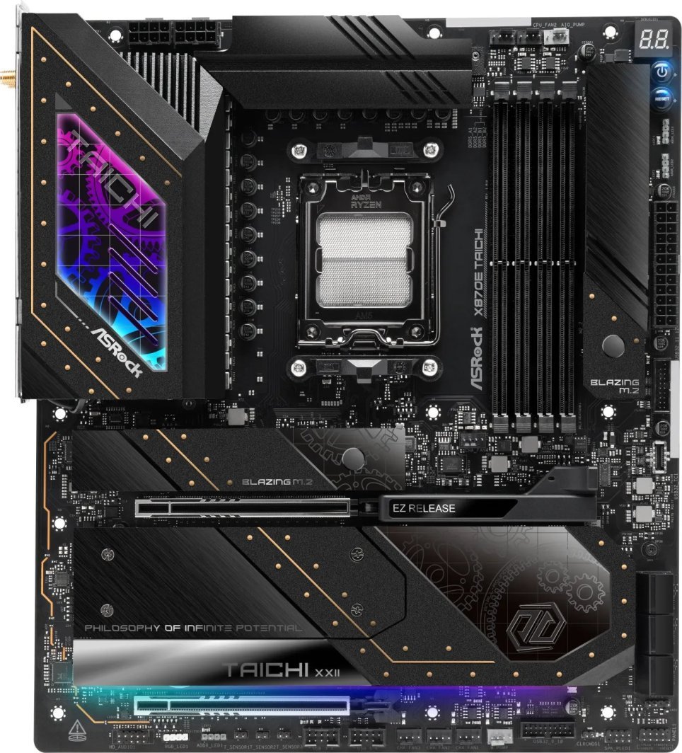 Pllakë amë ASRock	X870E TAICHI