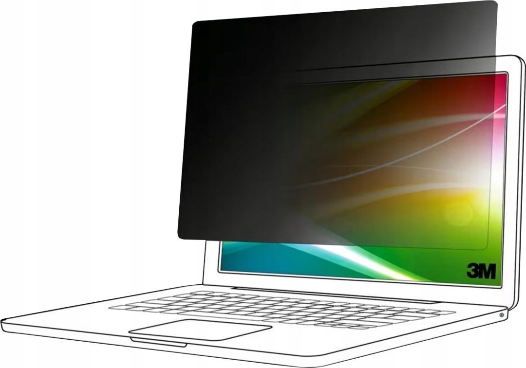 Filtër privatësie për ekran 3M Bright Screen, 14", për laptop, transparence e lartë