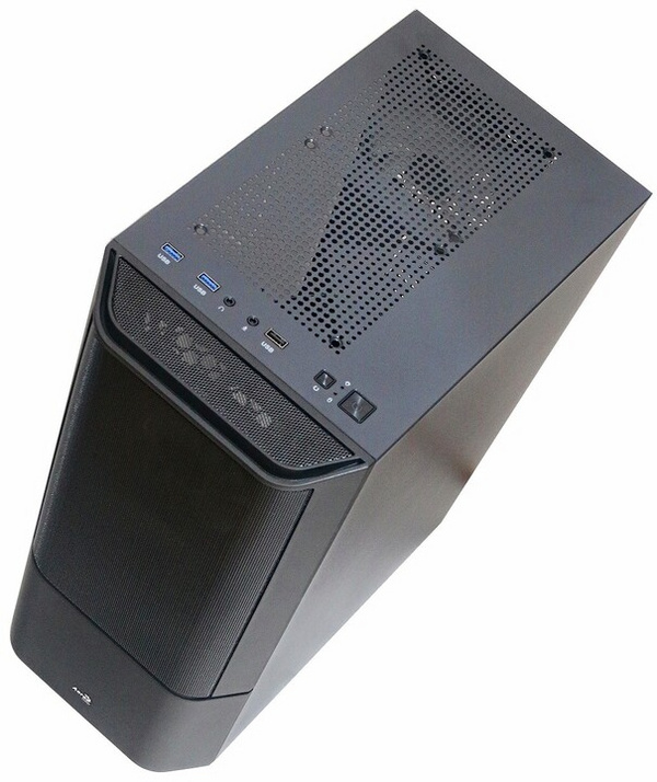 Kasë Aerocool Quantum v3 Midi-Tower, RGB, e zezë