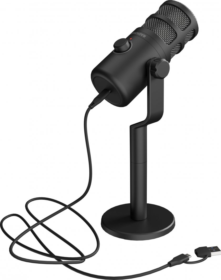 Mikrofon dinamik Genesis Radium 350D NGM-2168, USB C, 24 bit, i zi