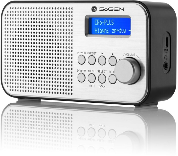 Radio GoGEN DAB 300 N, e argjendtë