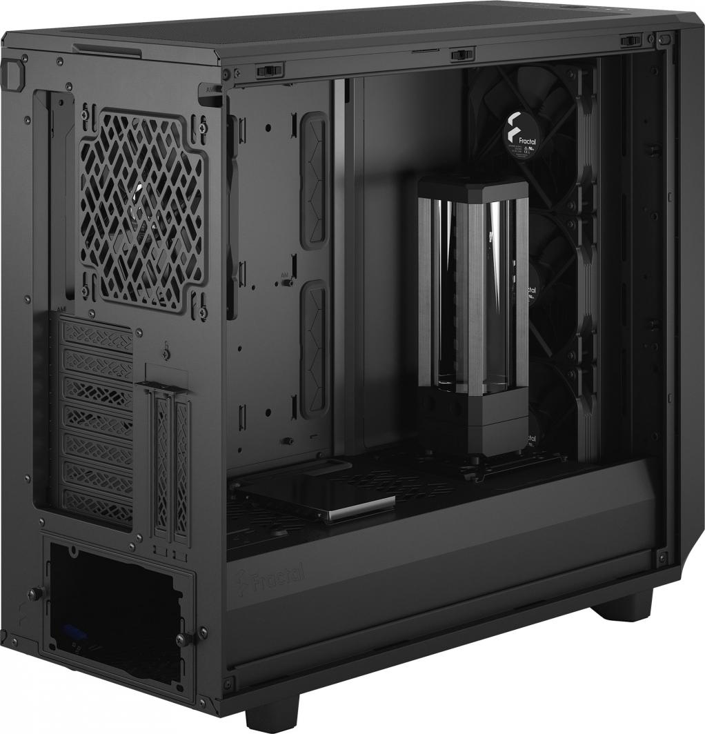 Куќиште за компјутер Fractal Design Meshify 2 TG Light Tint, Црна, Midi Tower