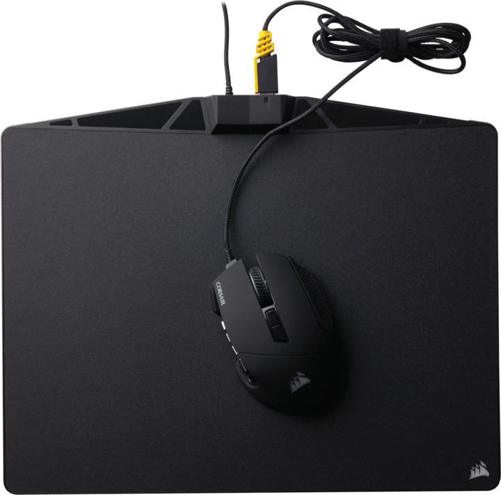 Mauspad CORSAIR Gaming MM800 RGB me drita anësore LED, i zi