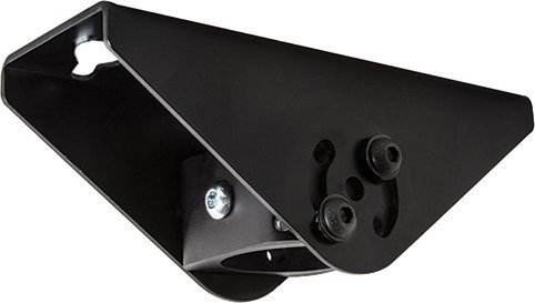 Mbajtëse tavanore B-Tech BT7808/B, për tuba Ø50mm, rrotullim 90°, e zezë