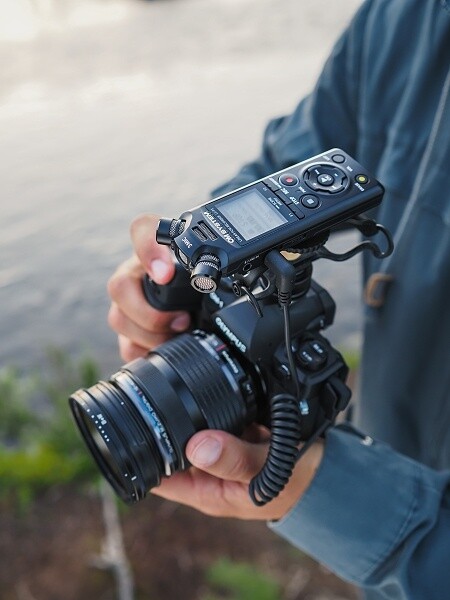 Diktafon Olympus LS-P5, i zi