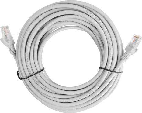 Kabllo rrjeti Lanberg PCU5-10CC-1500-S, RJ-45 në RJ-45, Cat.5e, 15m, gri
