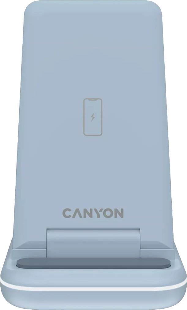 Stacion karikimi pa tel Canyon WS-304, 3 në 1, Fast Charging, blu