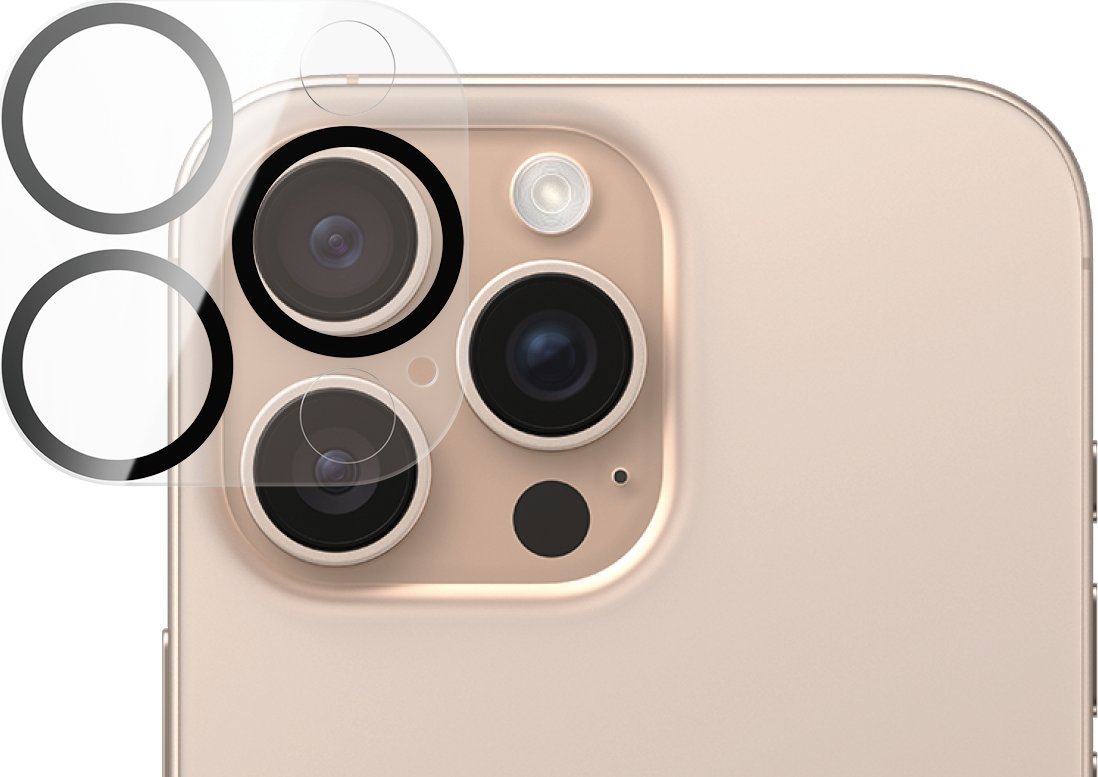 Xham mbrojtës Pantserglas Picture Perfect, për iPhone 16 Pro 16 Pro Max, transparent