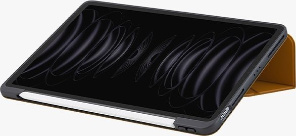 Mbulesë mbrojtëse UNIQ Ryze për iPad Pro 11" 2022 2021 dhe iPad Air 10.9" 2022 2020, me qëndrim, mustard