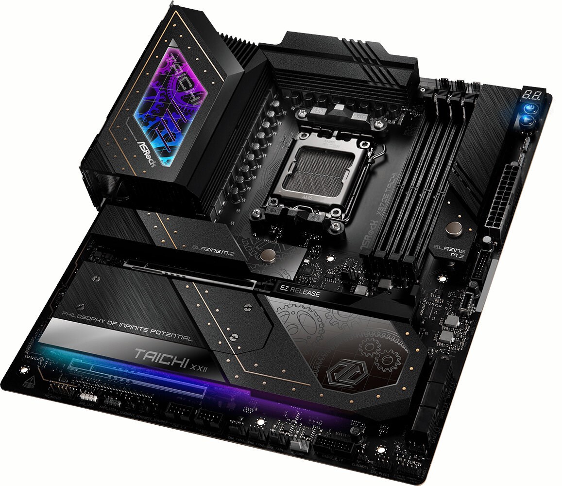 Pllakë amë Asrock X870E Taichi, DDR5, EATX AM5, e zezë
