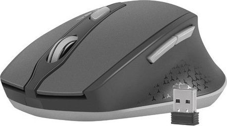Maus Natec Siskin, wireless, USB, i zi dhe i hirt