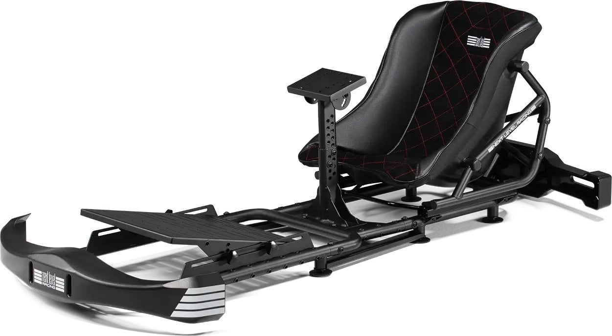 Kokpit simulimi Uni Next Level Racing Go Kart Simulator Cockpit Plus, sedilje e rregullueshme, kornizë e fortë, i zi