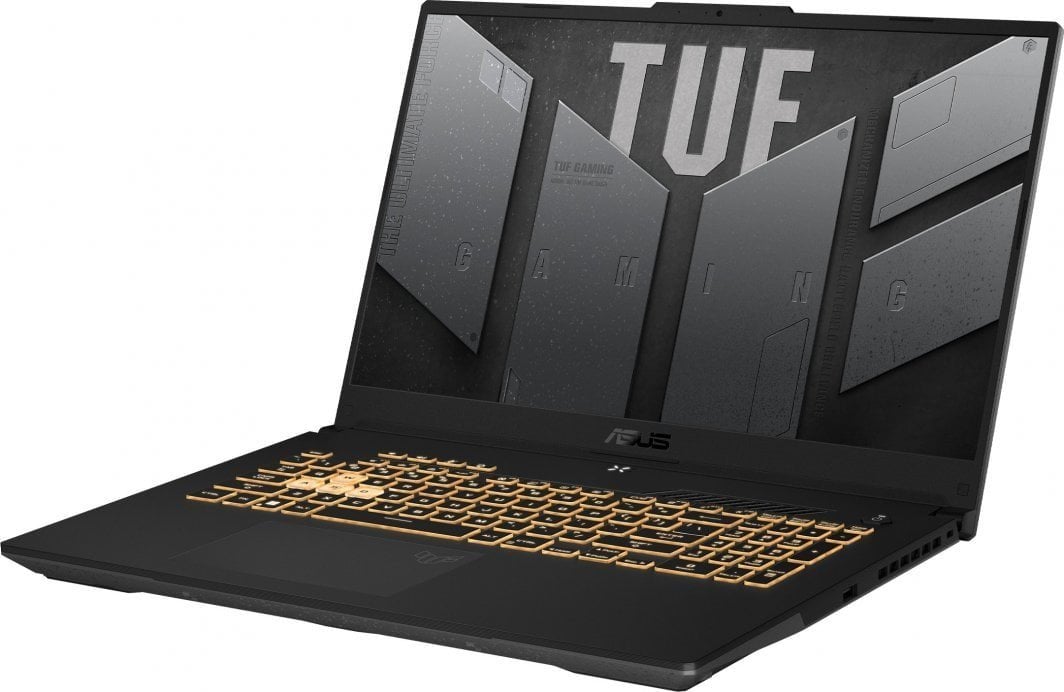 Laptop ASUS TUF Gaming F17, 17.3" 144 Hz, Intel Core i5 12500H, 16 GB RAM, 512 GB SSD, NVIDIA GeForce RTX 3050, i hirtë