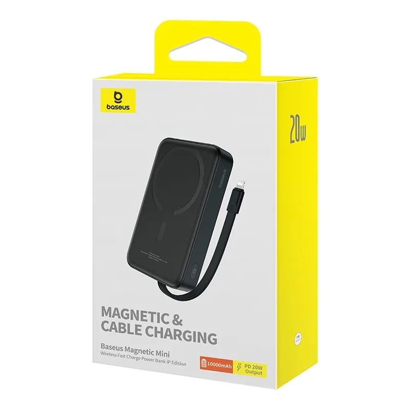 Power bank Baseus Magnetic Mini, 10000mAh, 20W, i zi