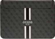 Këllëf laptopi Guess 4G Printed Stripes, 16", për MacBook, i zi