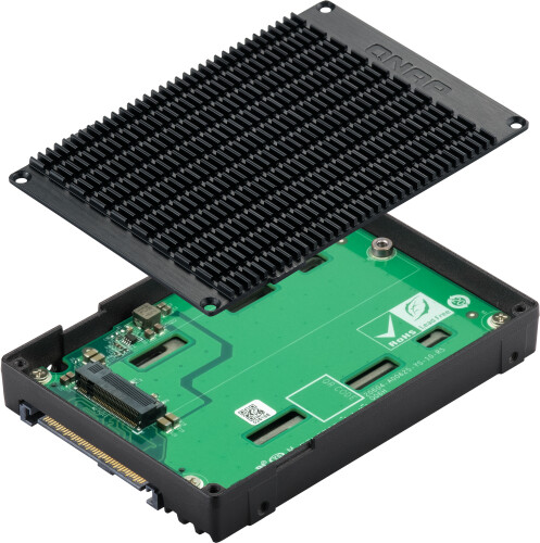 Адаптер за диск, QNAP QDA-UMP4 - U.2 NVMe SSD до M.2 NVMe SSD PCIe Gen4