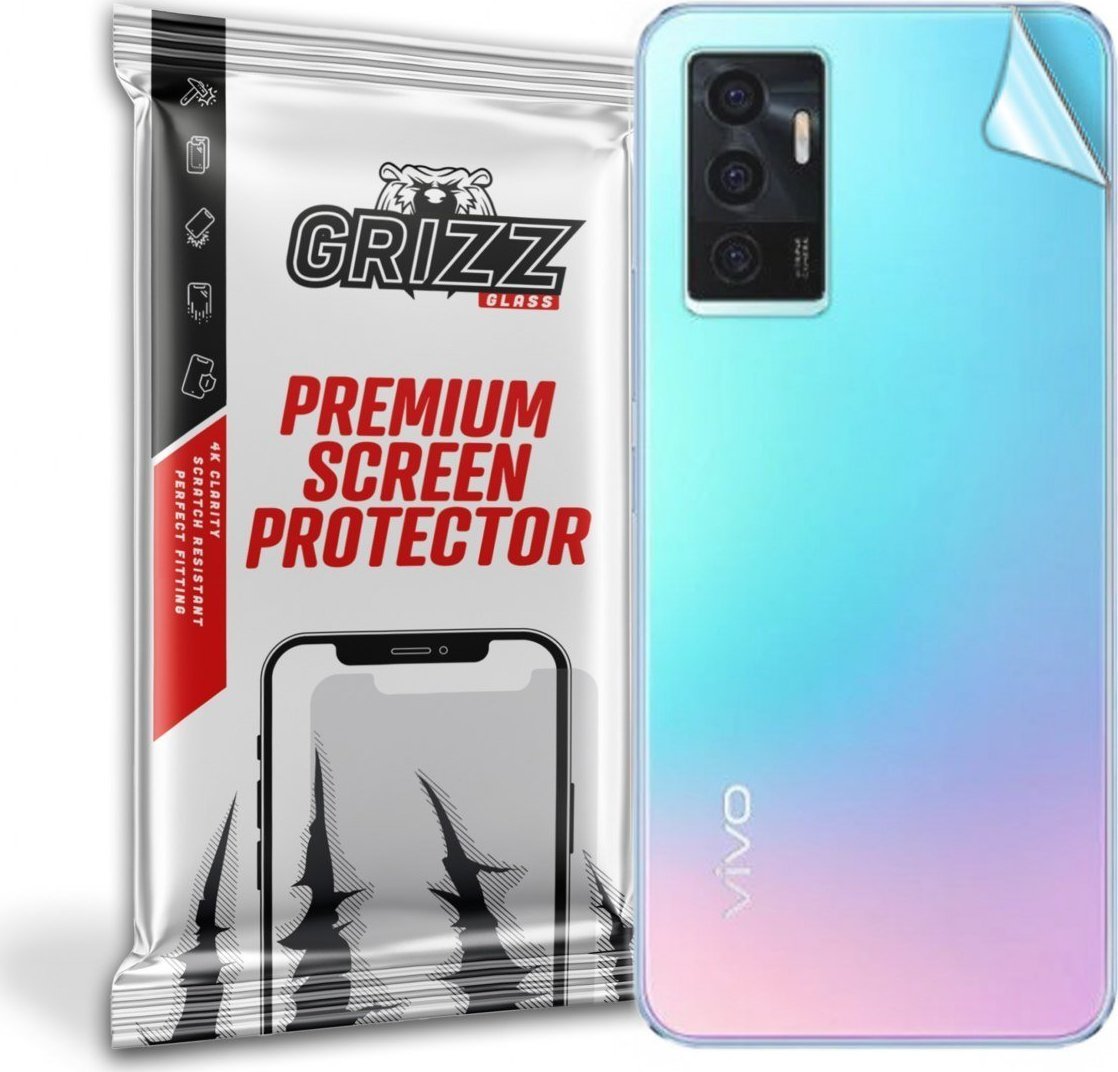 Folie mbrojtëse e pasme GrizzGlass për Vivo V23E 5G, Satin, transparente