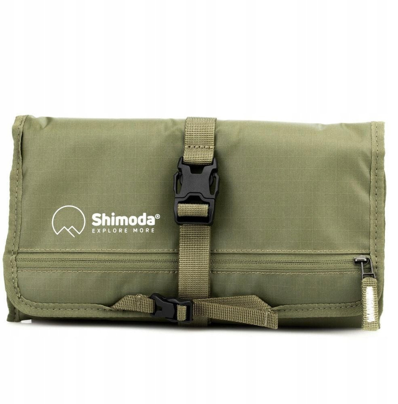 Mbështjellëse filtrash fotografikë Shimoda 100mm Filter Wrap, 4 xhepa, najlon rezistent ndaj ujit, jeshile