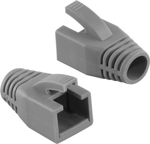 Kapakë mbrojtës RJ45 LogiLink MP0035, set 50 copë, diametër 8 mm, gri