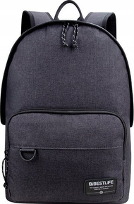 Çantë shpine për laptop Bestlife Devon, 15.6", poliester, gri