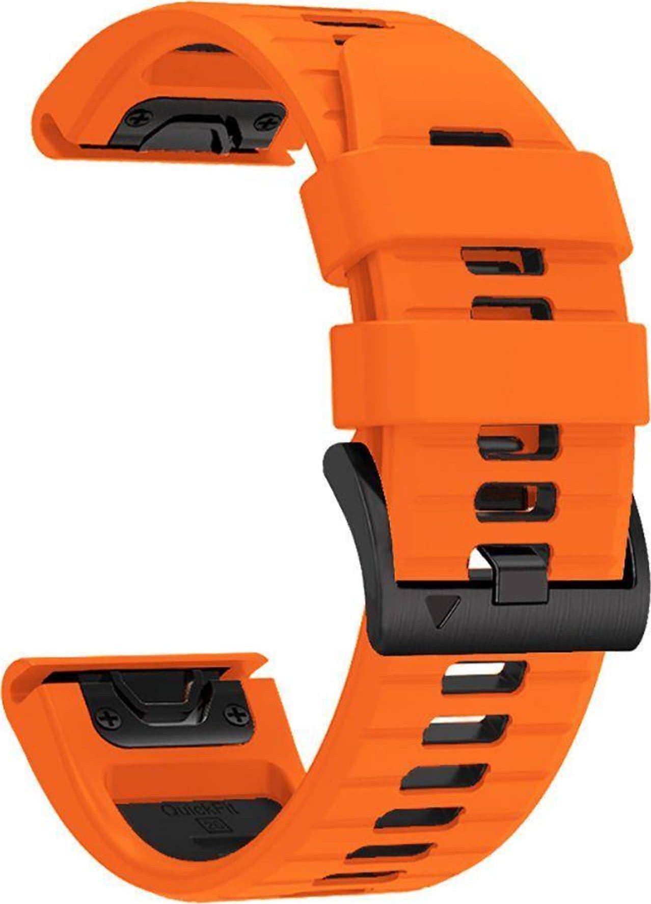 Rrip ore Tech-Protect Iconband Pro për Garmin Fenix 3 5X 3H, TPU, portokalli e zezë