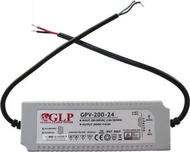 Furnizues energjie LED GLP GPV-200-24, 200W, 24V DC 8.3A, gri