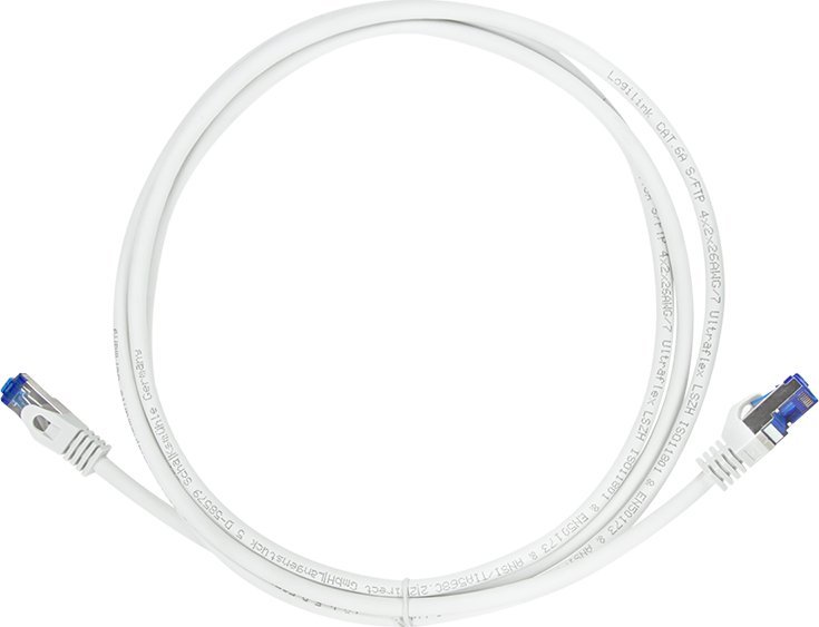 Kabllo rrjeti LogiLink C6A011S, CAT 6A S FTP, 0.25m, e bardhë