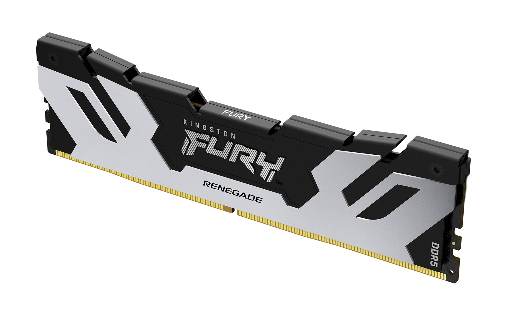Memorie KINGSTON FURY Renegade DDR5, 48GB, 6400MHz, CL32, e argjendtë/e zezë