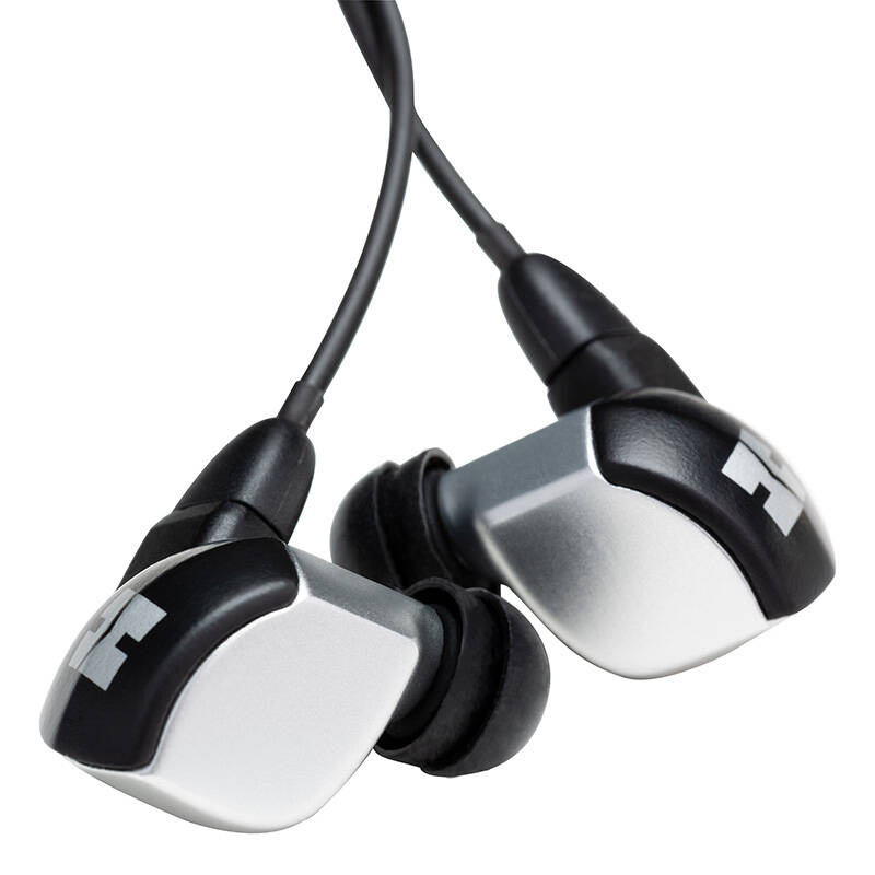 Kufje in ear HiFiMAN RE2000 Pro, kabllo e shkëputshme, argjendi e zezë