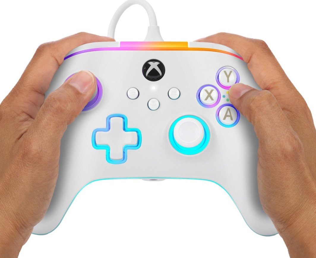 Kontroller PowerA XS Pad, me kabllo, i bardhë