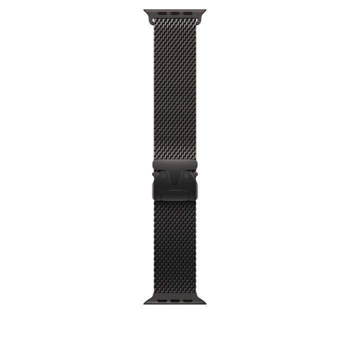 [OUTLET] Apple Watch 49mm Milanese Loop, Black Titanium Milanese Loop, S