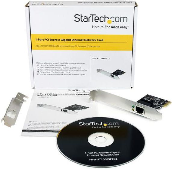 Kartë rrjeti StarTech, PCIe, 1000 Mb/s, Full Duplex