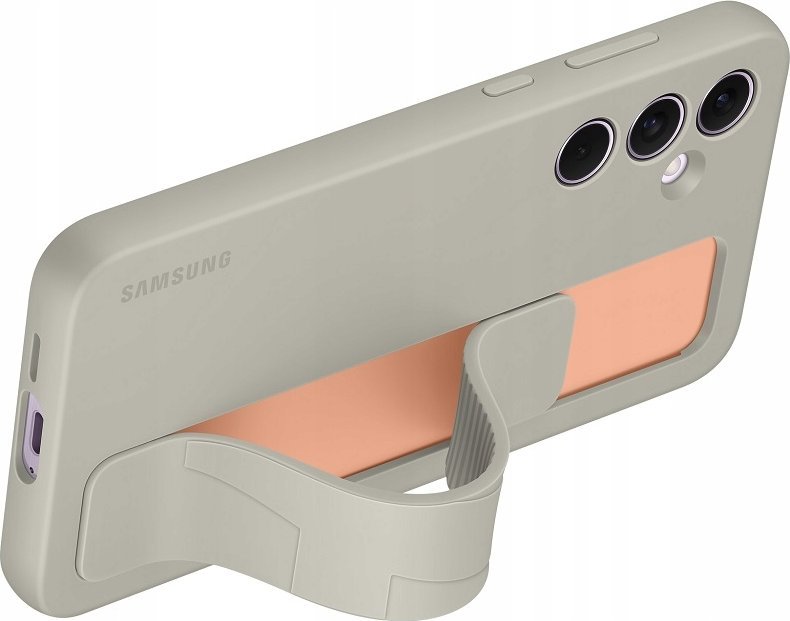 Mbulesë Samsung Standing Grip Case për Galaxy A55 5G, me qëndrim, gri