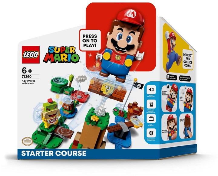 Lodër LEGO Super Mario 71360 Adventurë me Marion, set fillestar