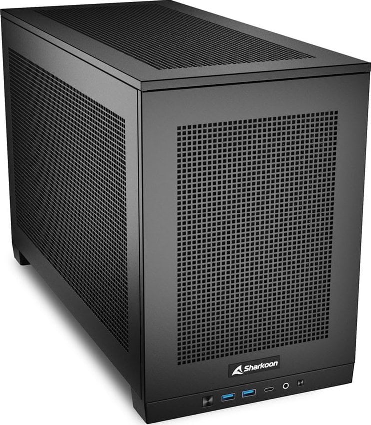 Kasë Sharkoon Rebel C20, e zezë, Mini Tower