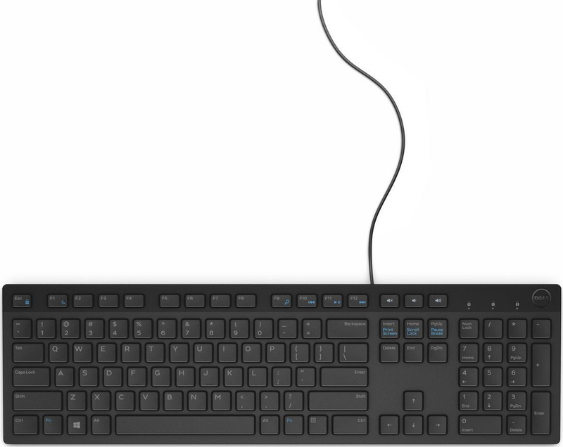 Tastierë Dell Keyboard External, USB, e zezë